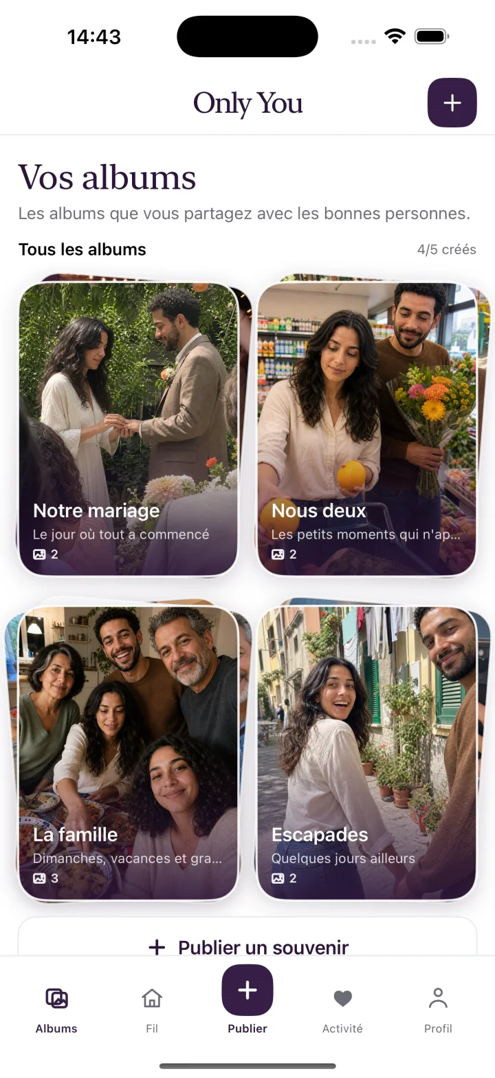 Albums privés de Vanessa